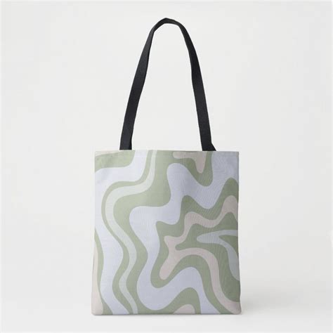 sage green tote bag.